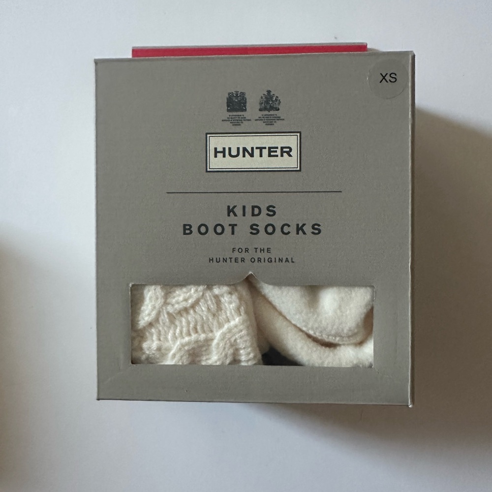 Hunter Kids Boot Socks - Cream